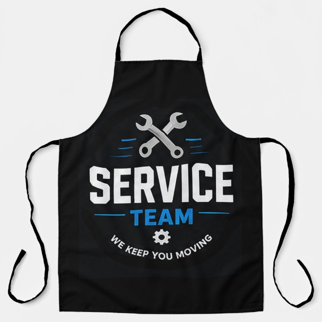 🛠️ Service Team Auto Repair Shop 🛠️ Apron (Front)