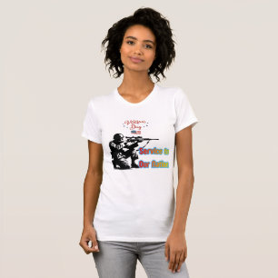 Service To Nation white T-Shirt