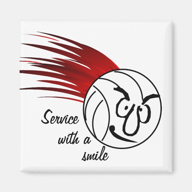 Service With A Smile Magnet (Front)