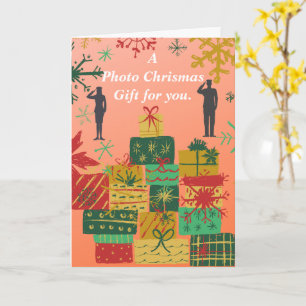 Servicemens tandard, 5" x 7" Folded Greeting Card