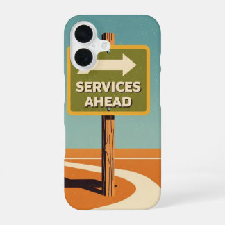 Services Ahead iPhone 16 Case