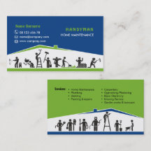 Services de bricolage, carte de visite d'entrepris