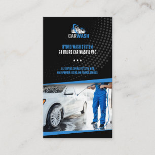 Services de lavage à main   Carte de visite de lav
