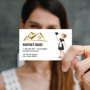Services de nettoyage des domestiques Logo de la