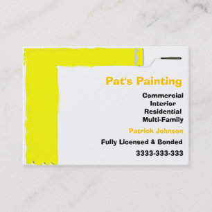 Services de peinture Cartes de visite