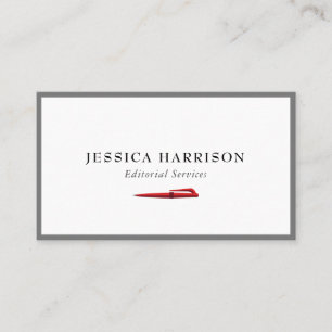 Services de rédaction Carte de visite frontalier g