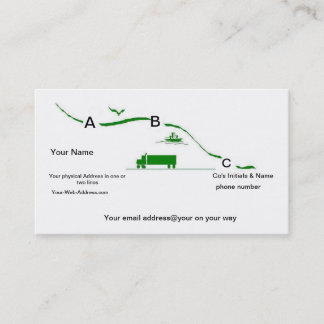 Services de transport de carte de visite