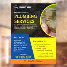 Services d'entreprise de plomberie Autocollant de 