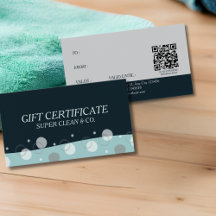 Services minimaux de nettoyage moderne en bleu fon