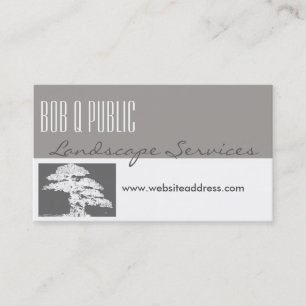services paysage carte de visite personnalisés