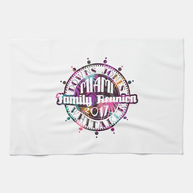 Serviette 2017 de main officielle de Miami de la (Horizontal)