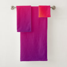 Serviette à dégradé ombré coloré