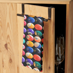 Serviette À Dish À Boules De Soirées Numérotées Et