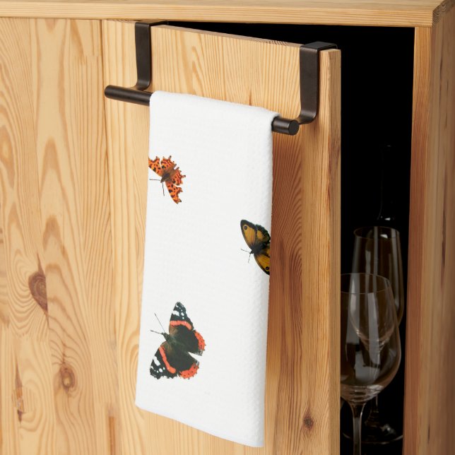 Serviette à main à papillon britannique mixte (Pliage en tiers)