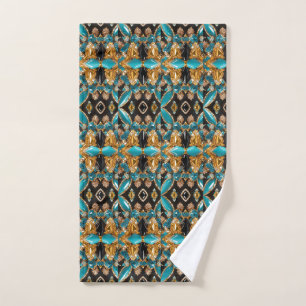Serviette à main aux couleurs des Bahamas
