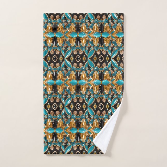 Serviette à main aux couleurs des Bahamas (Serviette à main)