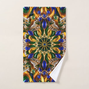 Serviette à main aux couleurs du Brésil