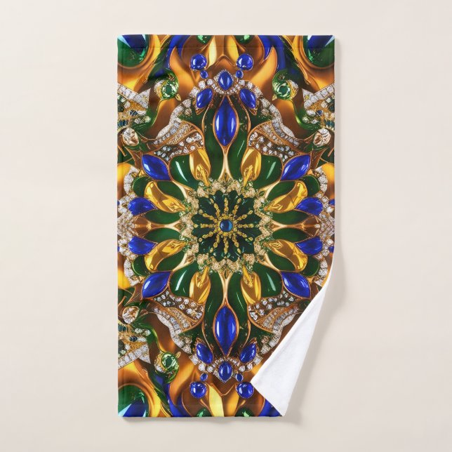 Serviette à main aux couleurs du Brésil (Serviette à main)