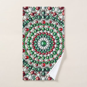 Serviette à main aux couleurs italiennes