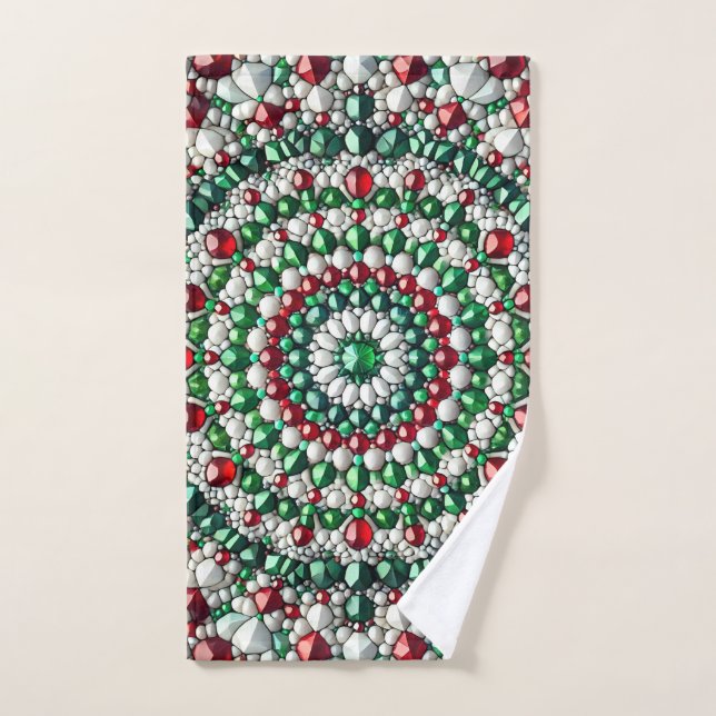 Serviette à main aux couleurs italiennes (Serviette à main)