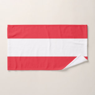 Serviette à main avec Drapeau d'Autriche