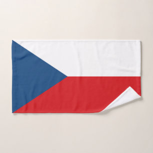 Serviette à main avec Drapeau de Czechia