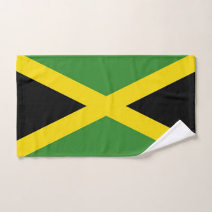 Serviette à main avec Drapeau de Jamaïque