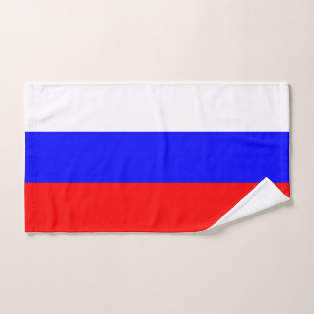 Serviette à main avec Drapeau de la Russie (Serviette à main)