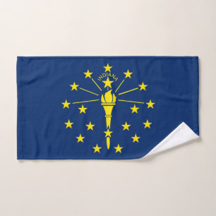 Serviette à main avec Drapeau de l'état de l'India