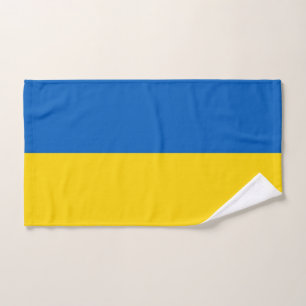 Serviette à main avec Drapeau de l'Ukraine