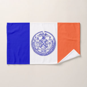 Serviette à main avec Drapeau de New York, USA