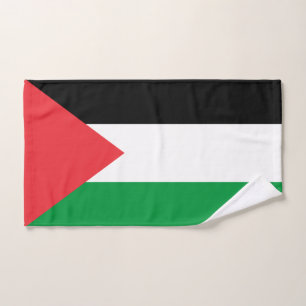 Serviette à main avec Drapeau de Palestine