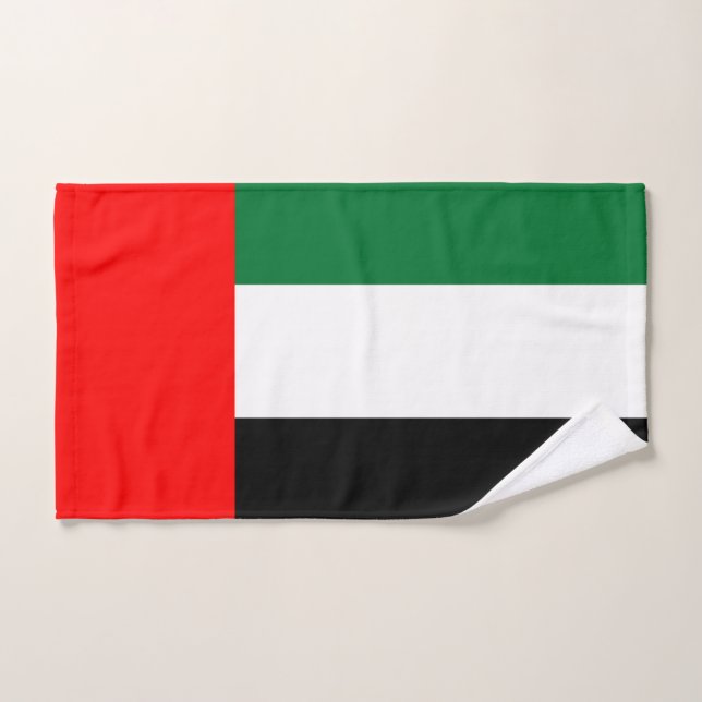 Serviette à main avec Drapeau des Emirats Arabes U (Serviette à main)