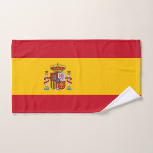 Serviette à main avec Drapeau d'Espagne