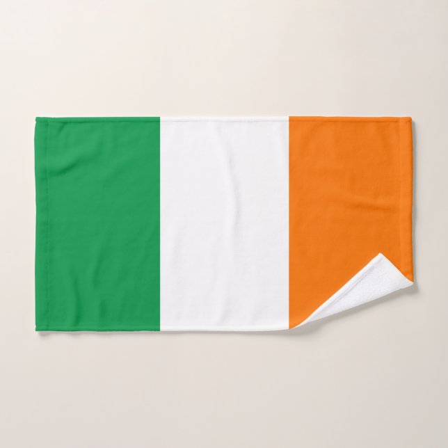 Serviette à main avec Drapeau d'Irlande (Serviette à main)