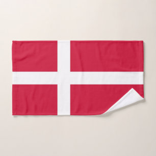 Serviette à main avec Drapeau du Danemark