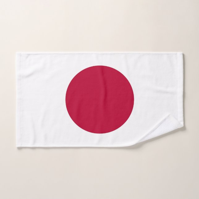 Serviette à main avec Drapeau du Japon (Serviette à main)
