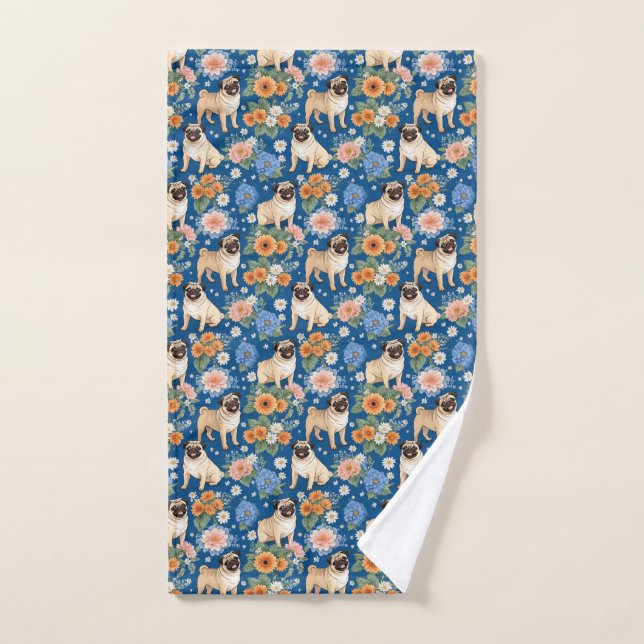 Serviette à main carlin (Serviette à main)