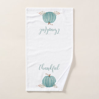 Serviette à main citrouille