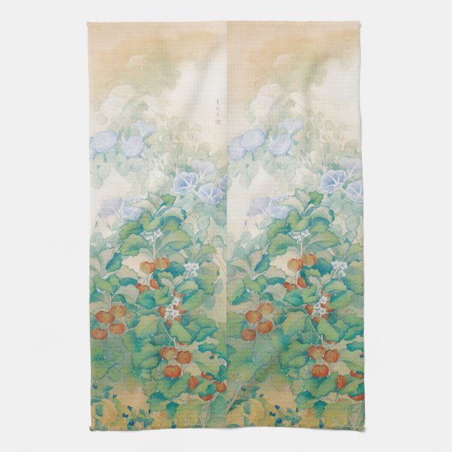 Serviette à main d'art japonaise (Vertical)