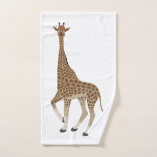 Serviette à main de Girafe