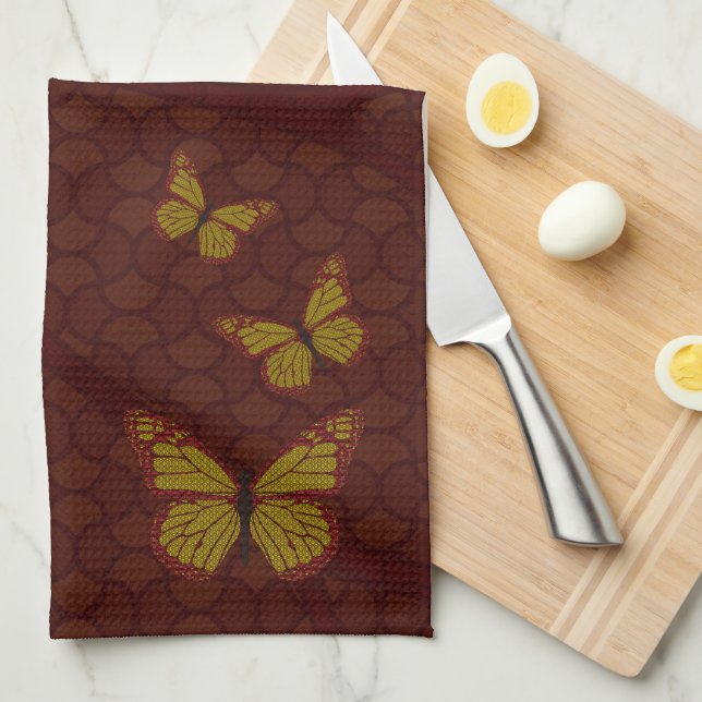 Serviette à main de monarque chinois (Quart Plié)