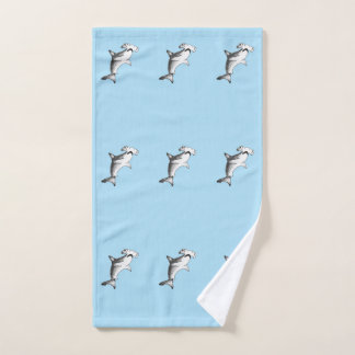 Serviette à main de requin marteau