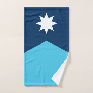 Serviette à main du drapeau de l'État du Minnesota