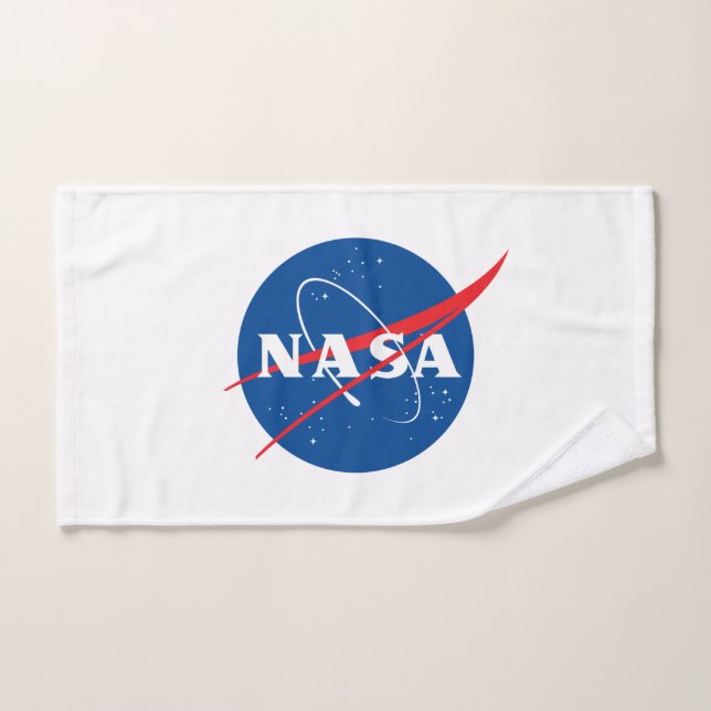 Serviette à main Iconique de la NASA (blanc roquet (Serviette à main)