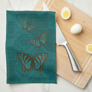 Serviette à main native en Swallowtail