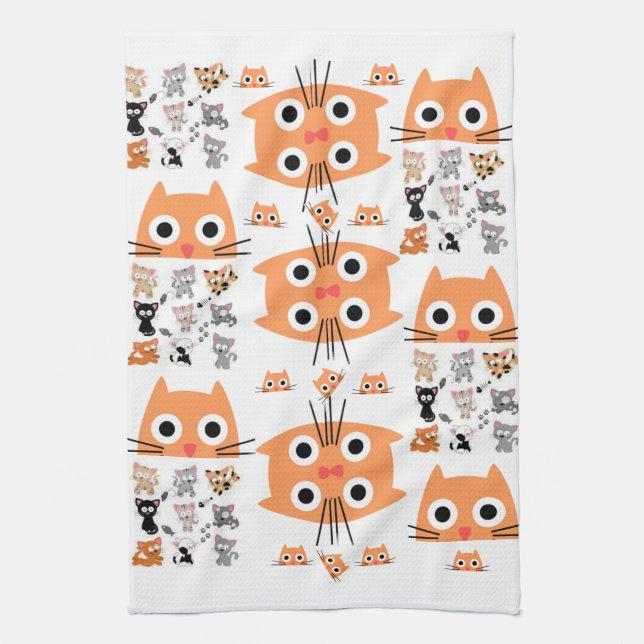 Serviette à main pour chats en plastique (Vertical)