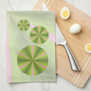 Serviette à main pour l'illusion de printemps