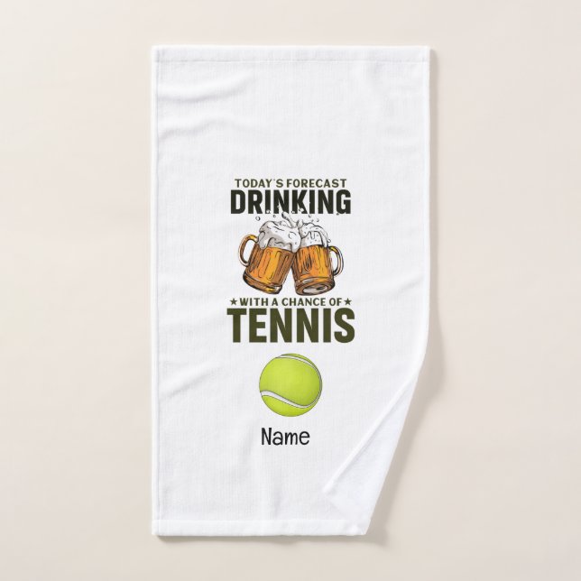 Serviette À Main Thématique De Tennis (Serviette à main)