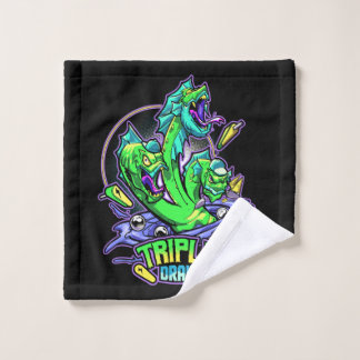 Serviette à main triple